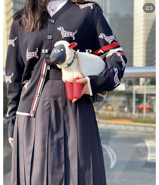 トムブラウンHECTOR子犬のじカーディガン