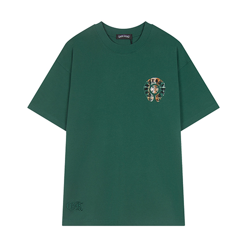 クロムハーツ刺繍半袖Tシャツ