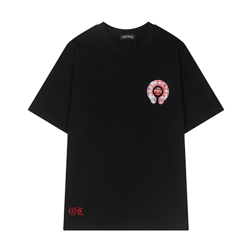 クロムハーツ刺繍半袖Tシャツ