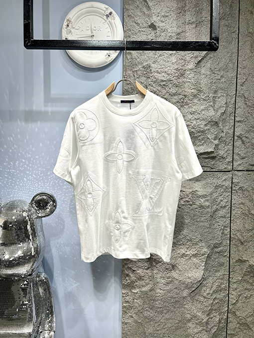 ルイヴィトンフルサイズMONOGRAM刺繍カットTシャツ