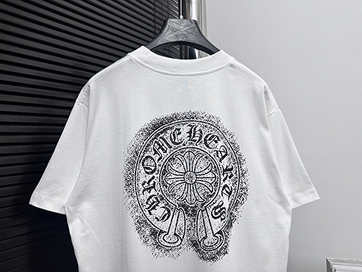 クロムハーツスーパーコピープリントラウンドネックTシャツ