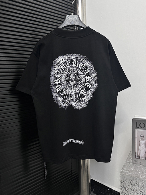 クロムハーツスーパーコピープリントラウンドネックTシャツ