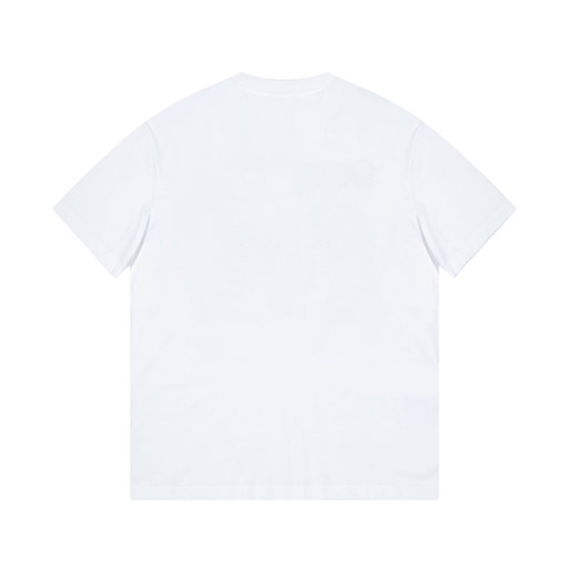 バーバリーコピー胸にアルファベットの半袖Tシャツ