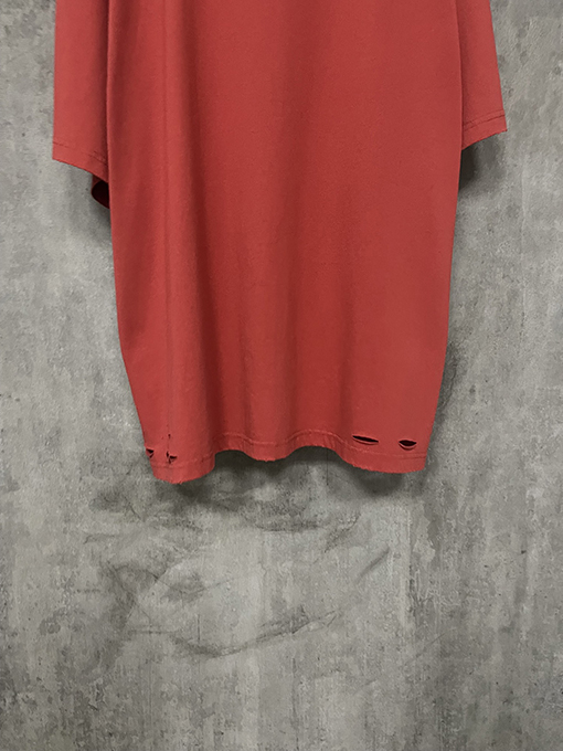 バレンシアガ25ss赤于爾プリント半袖tシャツ