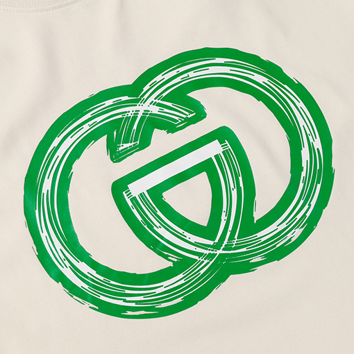 グッチ ダブルG グリーンプリントロゴ 半袖Tシャ