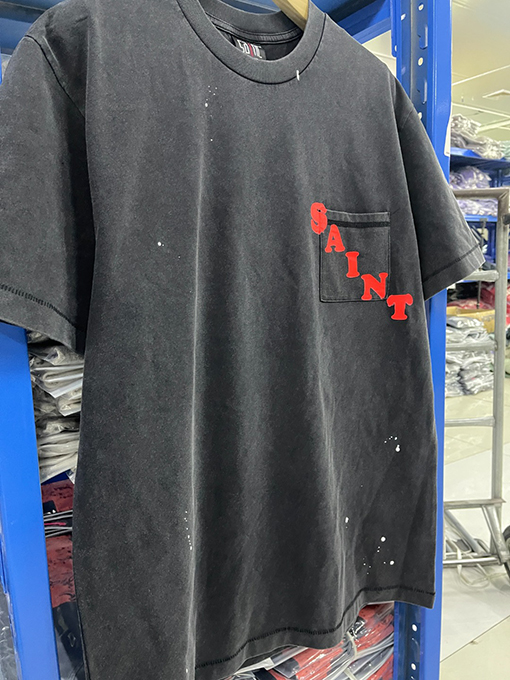 セント マイケル25SS“NO WEAPON FORMED AGAINST ME SHALL PROSPER“半袖Tシャツ