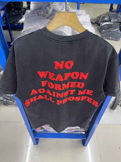 セント マイケル25SS“NO WEAPON FORMED AGAINST ME SHALL PROSPER“半袖Tシャツ