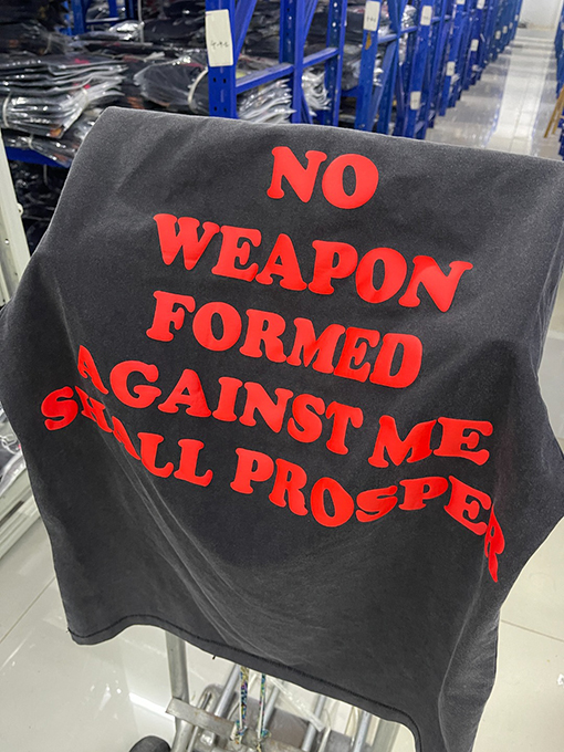 セント マイケル25SS“NO WEAPON FORMED AGAINST ME SHALL PROSPER“半袖Tシャツ