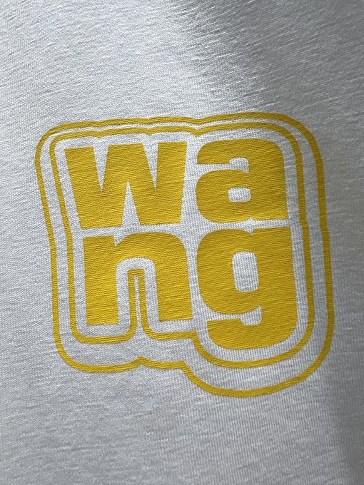 アレキサンダーワンカラーブロック ロゴプリント 半袖Tシャツ