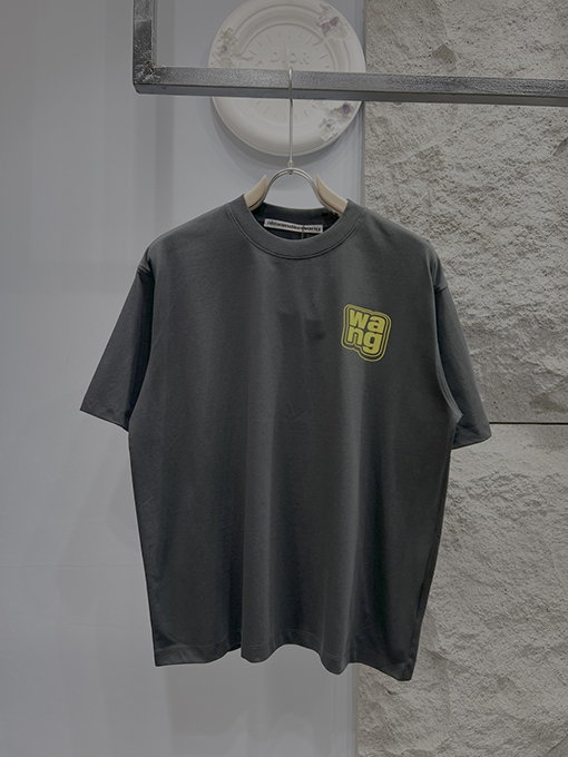 アレキサンダーワンカラーブロック ロゴプリント 半袖Tシャツ