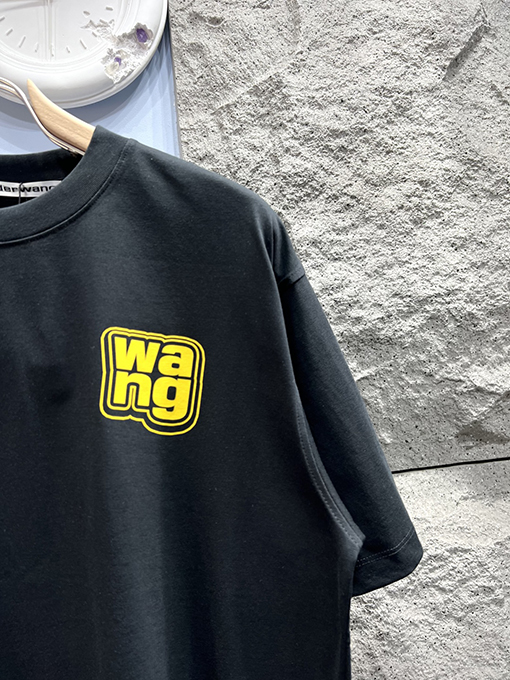 アレキサンダーワンカラーブロック ロゴプリント 半袖Tシャツ