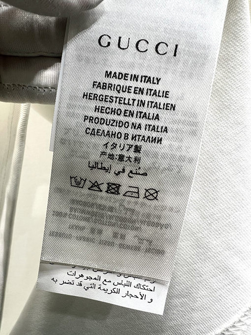 グッチ新作 シャドウレタリング 半袖Tシャツ