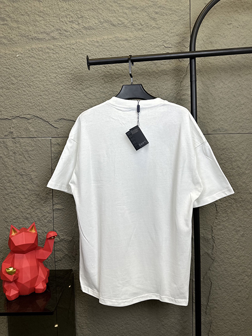 プラダポケットレザーパッチ ジップ付き クルーネック 半袖Tシャツ