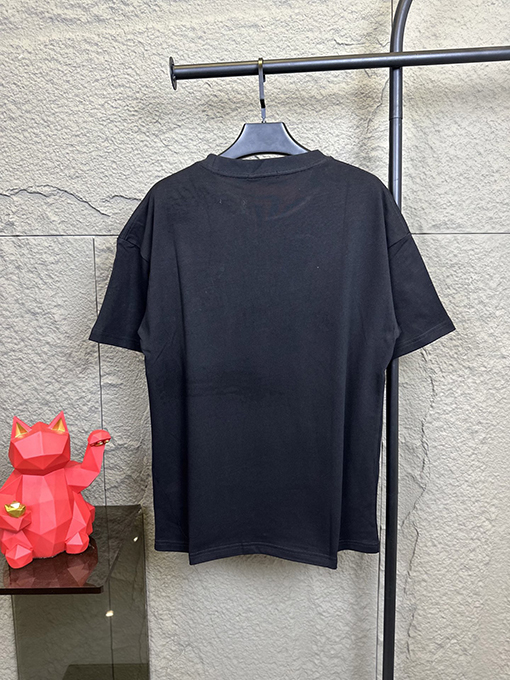 プラダポケットレザーパッチ ジップ付き クルーネック 半袖Tシャツ