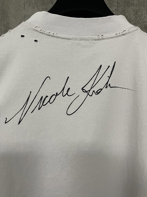 バレンシアガ25SS 新作 ニコール・キッドマン ポートレート ダイレクトプリント 半袖Tシャツ