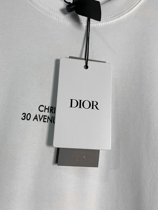 ディオールコピーロゴプリント クルーネック半袖Tシャツ