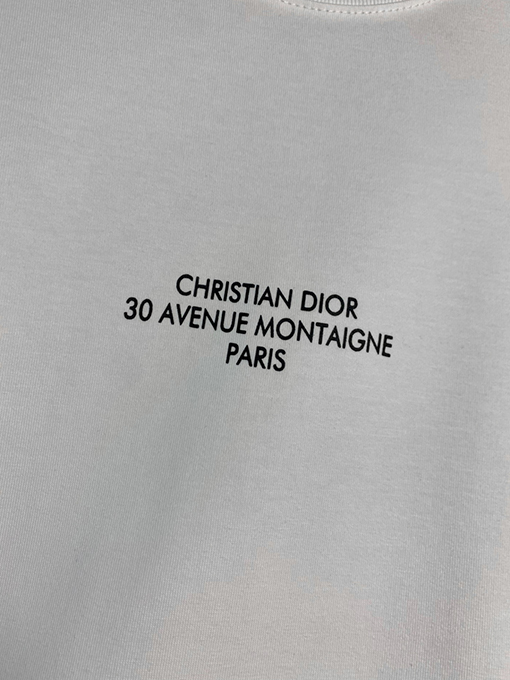 ディオールコピーロゴプリント クルーネック半袖Tシャツ