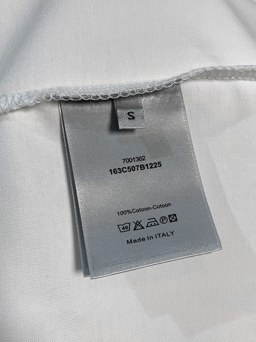 ディオールコピーロゴプリント クルーネック半袖Tシャツ