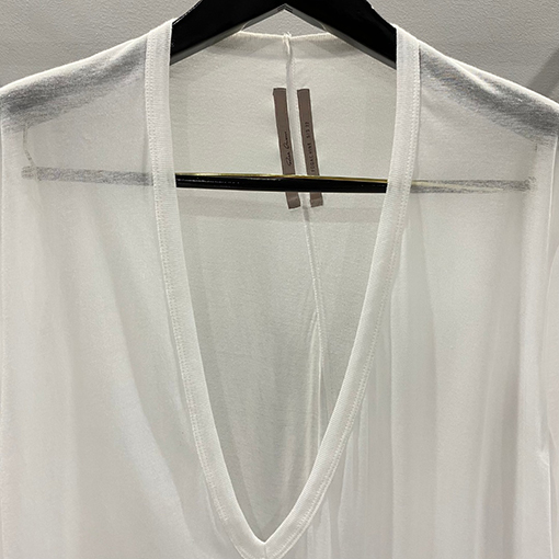 リックオウエンスビッグVネックニット長袖Tシャツ