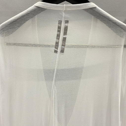 リックオウエンスビッグVネックニット長袖Tシャツ