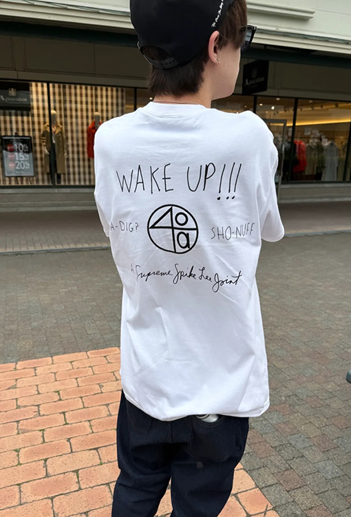シュプリームコピーSUPREME X 40 ACRES コラボコレクションSS25 SPIKE TEEキャラクタープリント半袖シャツ