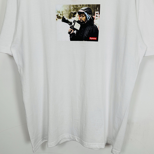 シュプリームコピーSUPREME X 40 ACRES コラボコレクションSS25 SPIKE TEEキャラクタープリント半袖シャツ