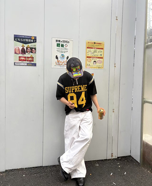 SUPREME SS25 SPLIT S/S FOOTBALL TOP 94ステッチTシャツ