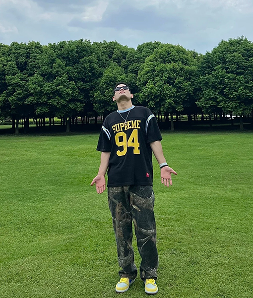 SUPREME SS25 SPLIT S/S FOOTBALL TOP 94ステッチTシャツ