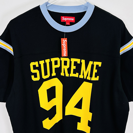 SUPREME SS25 SPLIT S/S FOOTBALL TOP 94ステッチTシャツ