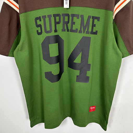 SUPREME SS25 SPLIT S/S FOOTBALL TOP 94ステッチTシャツ