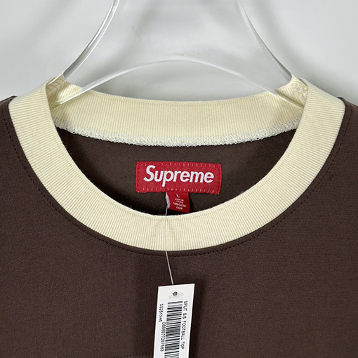 SUPREME SS25 SPLIT S/S FOOTBALL TOP 94ステッチTシャツ