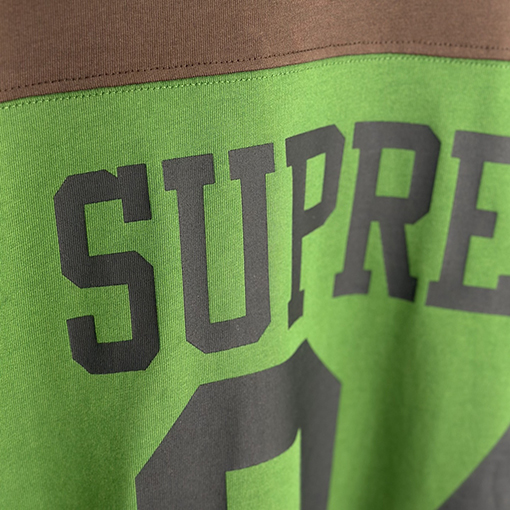SUPREME SS25 SPLIT S/S FOOTBALL TOP 94ステッチTシャツ
