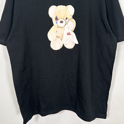 Supreme クマデザイン Tシャツ S SUPREME SS25 BEAR 泣いている熊のプリント半袖シャツ 7,580円