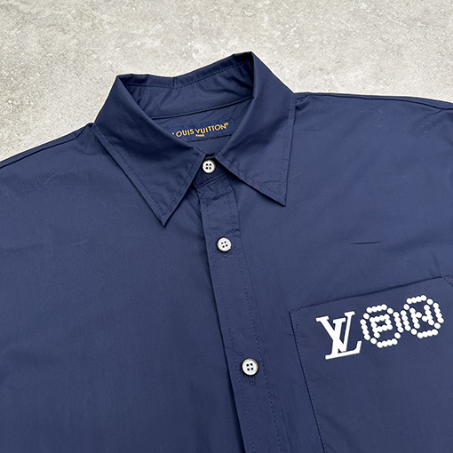 ルイヴィトン Nigo コラボポートレートプリント長袖シャツ