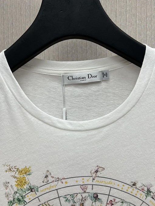【キレイめで大人可愛い♪】DIOR★Dior Astral Flowers Tシャツ ディオール マルチカラー Dior Astral Flowers 柄半袖Tシャツ