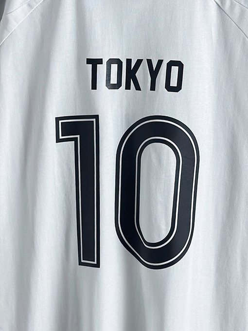 バレンシアガ サッカーNo.10東京限定マンチェスターユナイテッドユニフォーム半袖Tシャツ