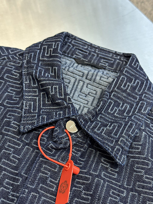 【FENDI】FFジャカード クロップドデニムジャケット フェンディ FFジャカードデニムジャケット 18,800円 CCS041549