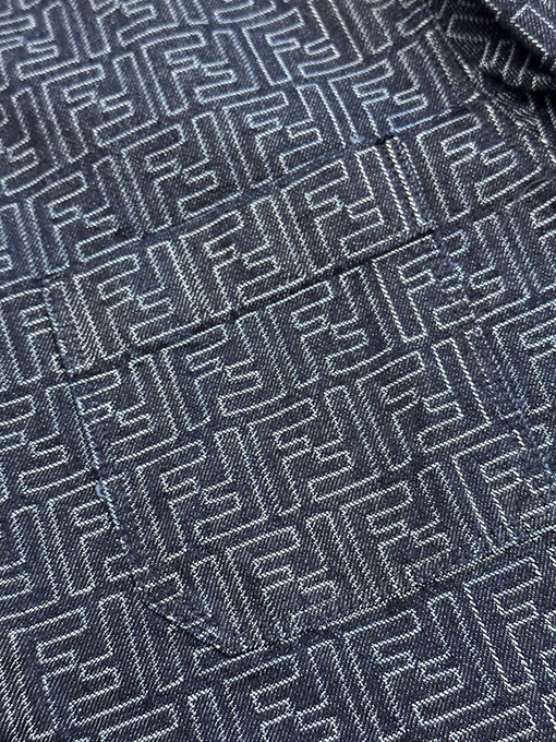 【FENDI】FFジャカード クロップドデニムジャケット フェンディ FFジャカードデニムジャケット 18,800円 CCS041549