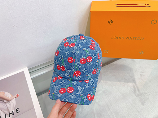 Louis Vuitton 村上隆キャップ LOUIS VUITTON】ルイヴィトン『LV x TM スーパーフラット