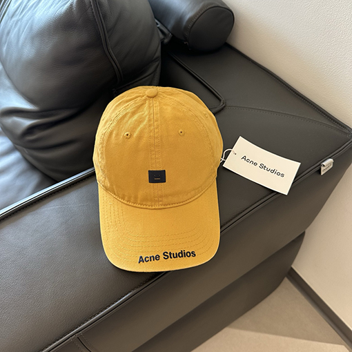 美品 Acne Studios アグネストゥディオス オレンジ ヒョウ柄キャップ アクネ ストゥディオズ - ロゴ ショッパー | HBX - ハイプ