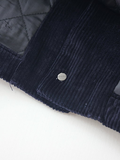 グッチスーパーコピー 新しいモデルコーデュロイレザーラペル刺繍ジャケット