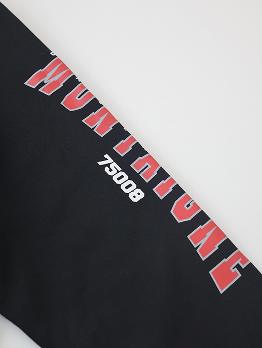 バレンシアガ 新しいアートマルチブランドプリントフード付きスパーカー