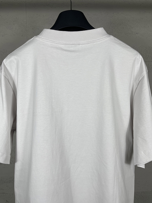 バレンシアガ レディースダイレクトプリントウォッシュダメージ半袖Tシャツ