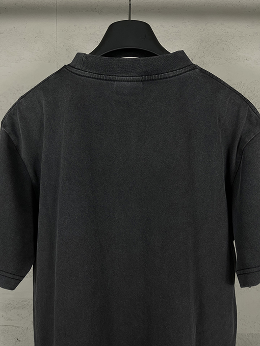 バレンシアガ レディースダイレクトプリントウォッシュダメージ半袖Tシャツ