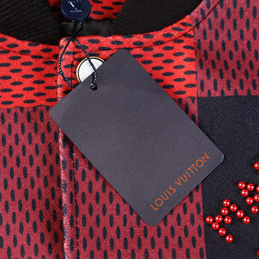 ルイヴィトン チェッカーボード柄のベースボールユニフォーム