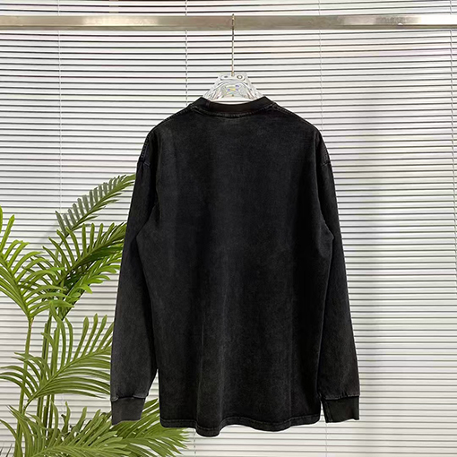 アレキサンダーワン クラシックなスローガンフォームクルーネックスパーカー