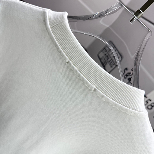 セリーヌコピー 新しいシルバービーズとラインストーンロゴクルーネックパーカー