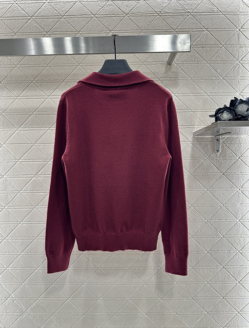 グッチコピー 新しいモデルクロシェレターニット長袖トップスシャツ