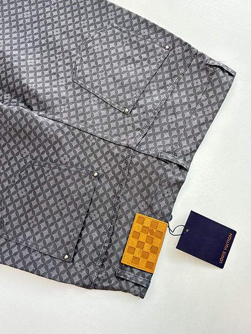 ルイヴィトンスーパーコピー オールドフラワー四つ葉のクローバー魚鱗ジャカードジーンズ