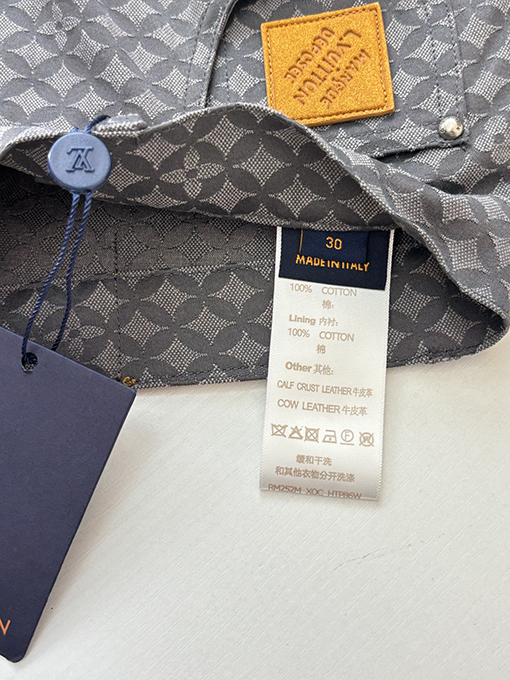 ルイヴィトンスーパーコピー オールドフラワー四つ葉のクローバー魚鱗ジャカードジーンズ